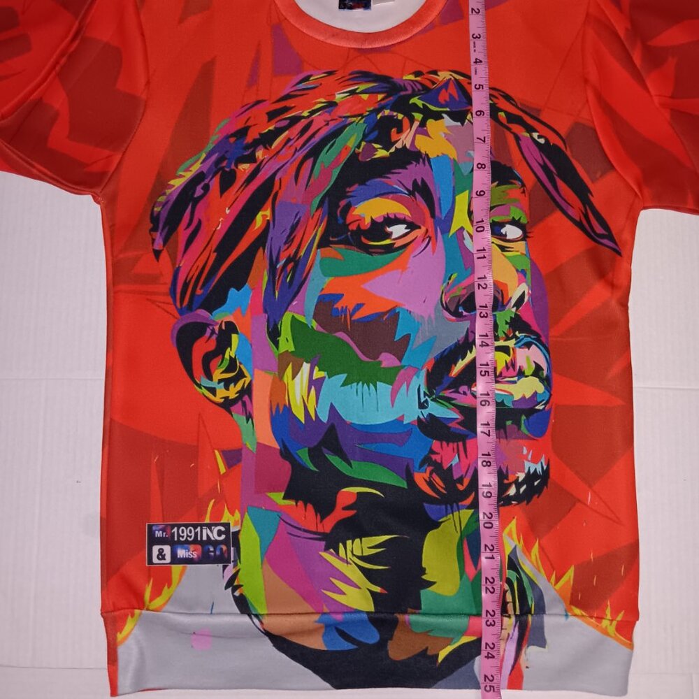 TUPAC SHAKUR GRAPHIC CREW NECK SWEATSHIRT - Picture 6 of 11